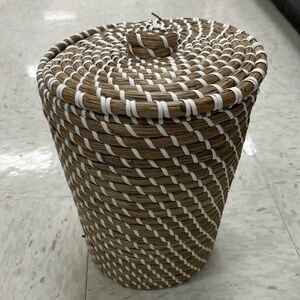 Threshold Wicker Bathroom Wastebasket